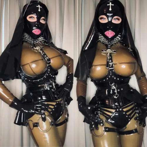 Thumbnail Step into the Seductive World of 'Latex Nun Supremacy' by ekwoekwo