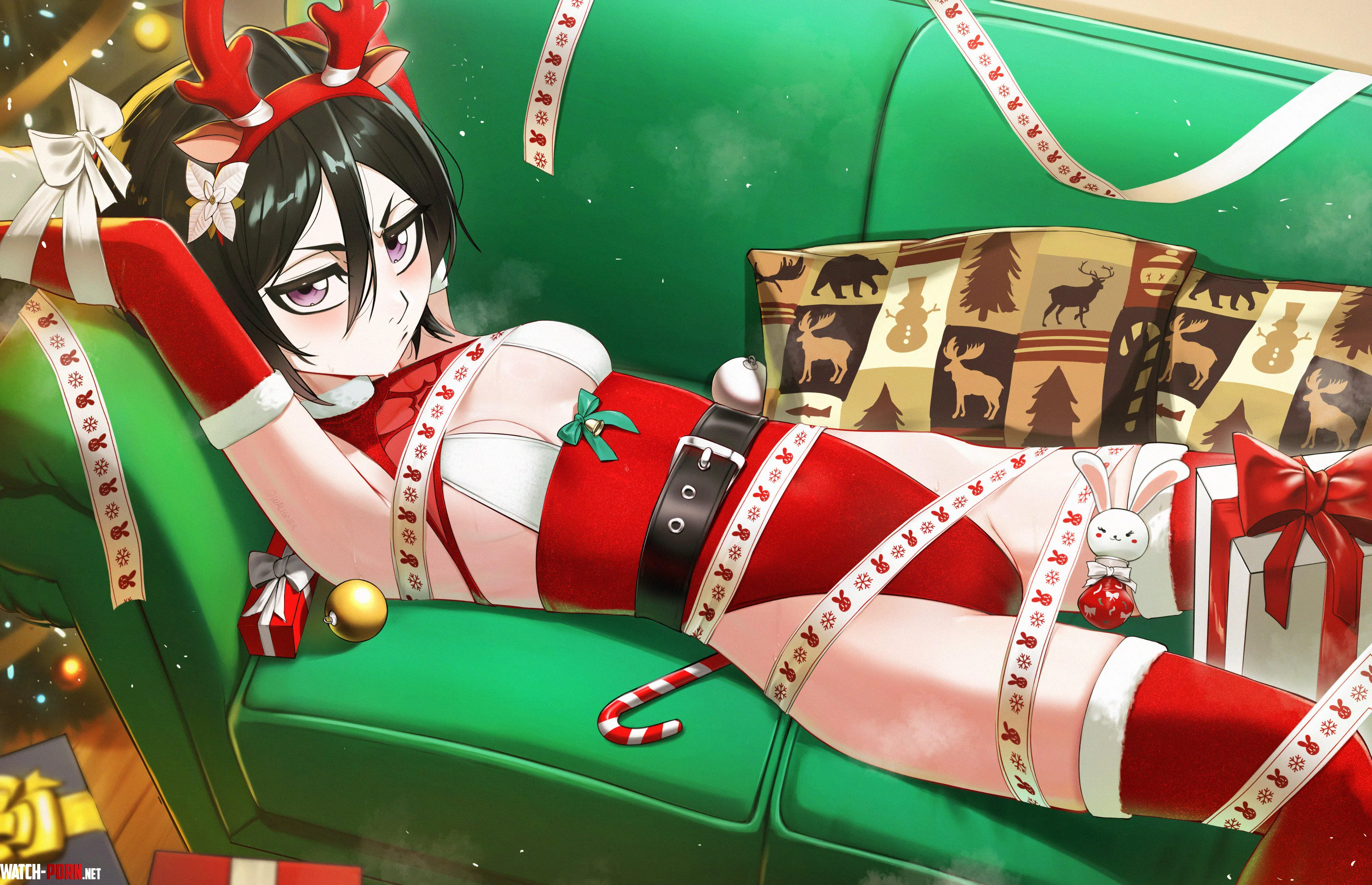 Happy Rukia christmas by Waligner