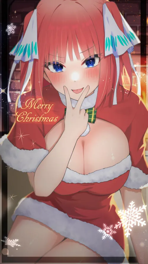 Thumbnail Nino Nakano's Festive Attire in Quintessential Quintuplets by Csxc, ecchi