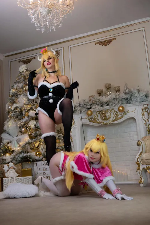 Thumbnail Bowsette & Peach Duo: Cosplay Harmony | AdiaCosplay