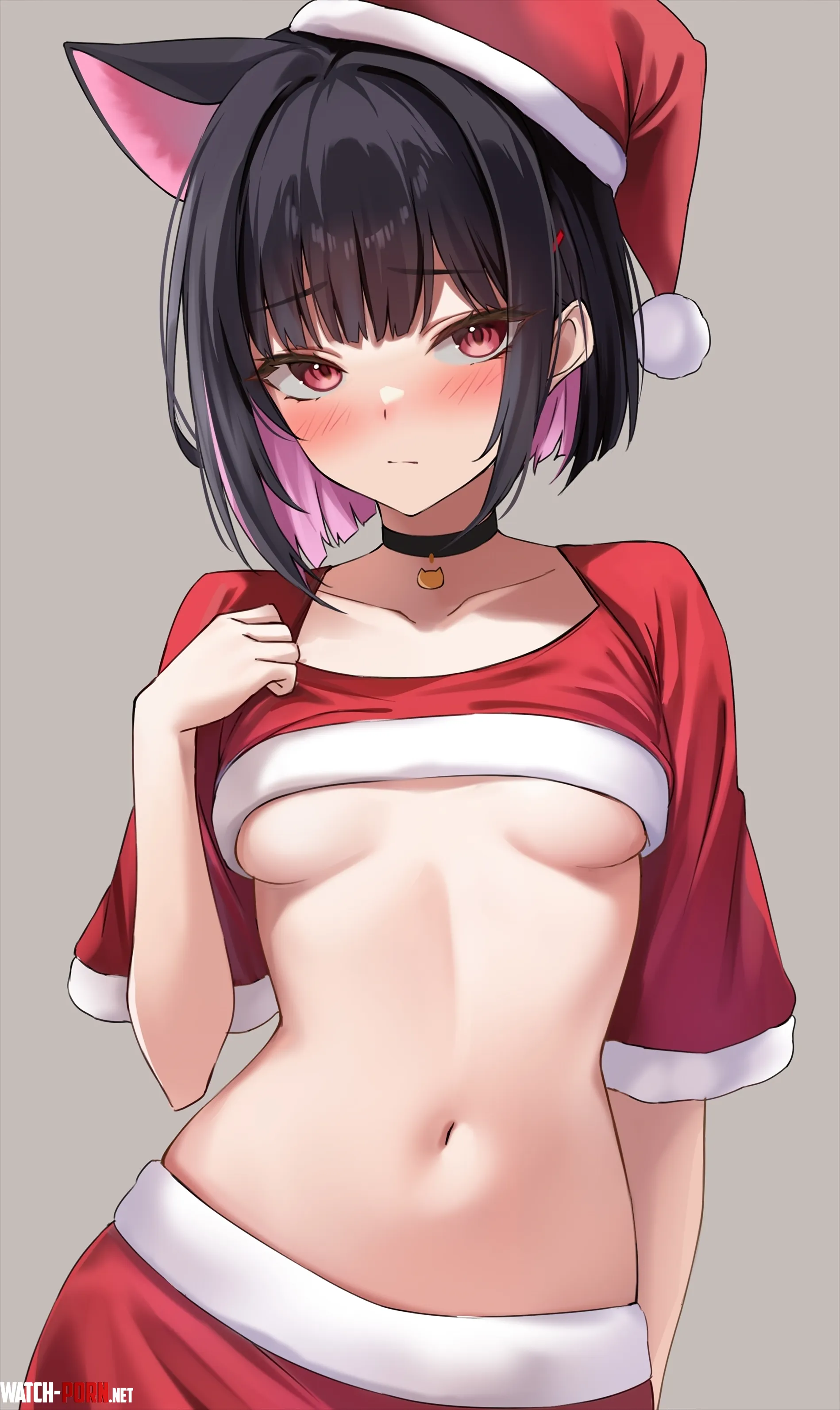 Santa Kazusa Blue Archive by A_MASSIVE_PERVERT