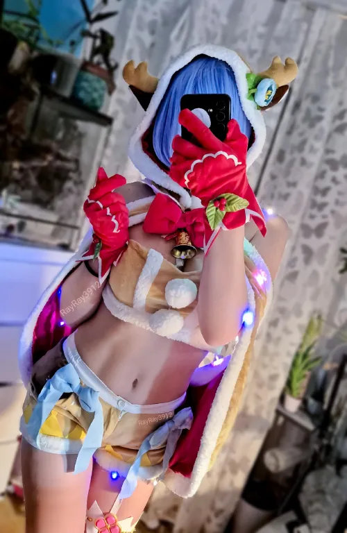 Thumbnail Festive Fun with RayRay3912 in Christmas Rem Cosplay | cosplaygirls