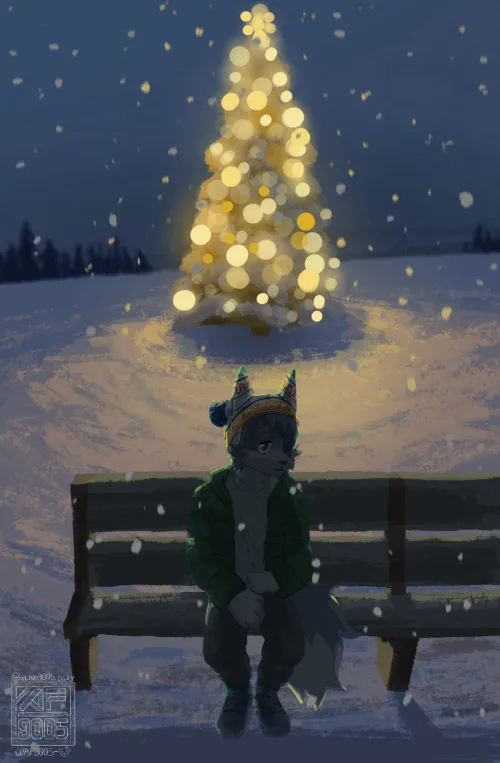 Thumbnail AF9005 Combines Art with Christmas in Furry Flavor