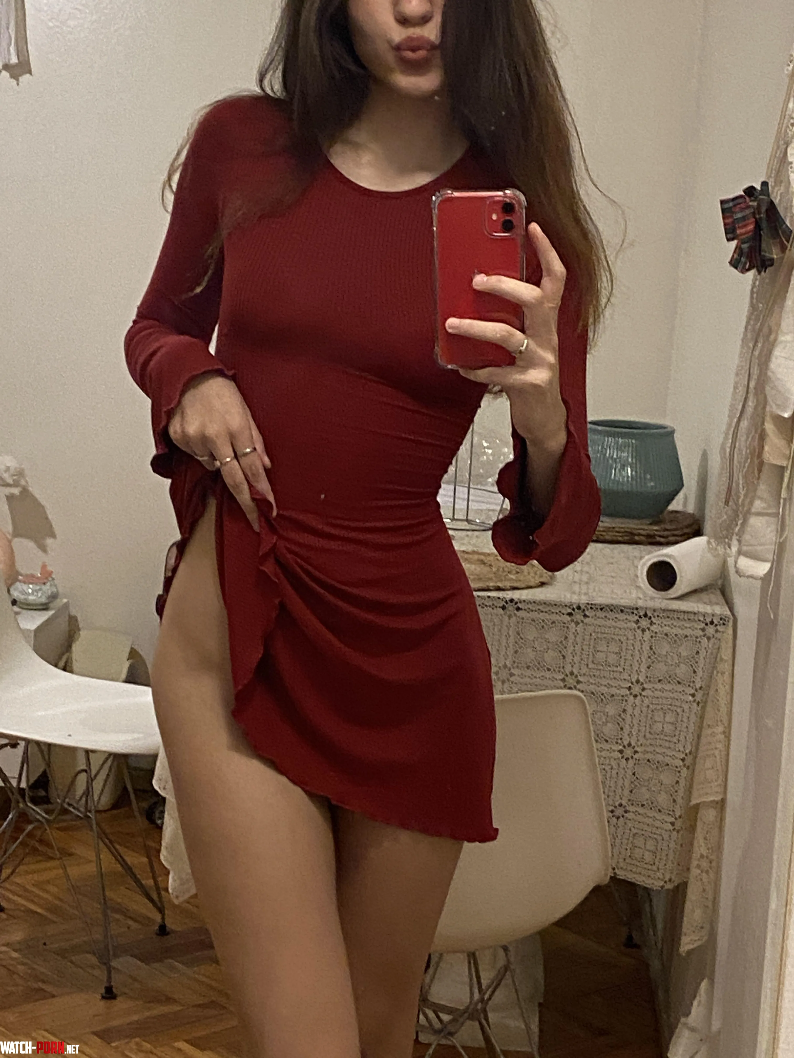 Ho ho ho and no panties under the dress Merry naughty Christmas  by ElonMuskGirlfriend