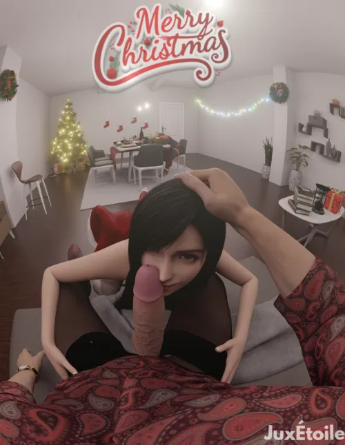 Thumbnail Tifa Being a Good Girl on Christmas JuxEtoile Final Fantasy by Competitive-Cod5211 - Rule34 Category