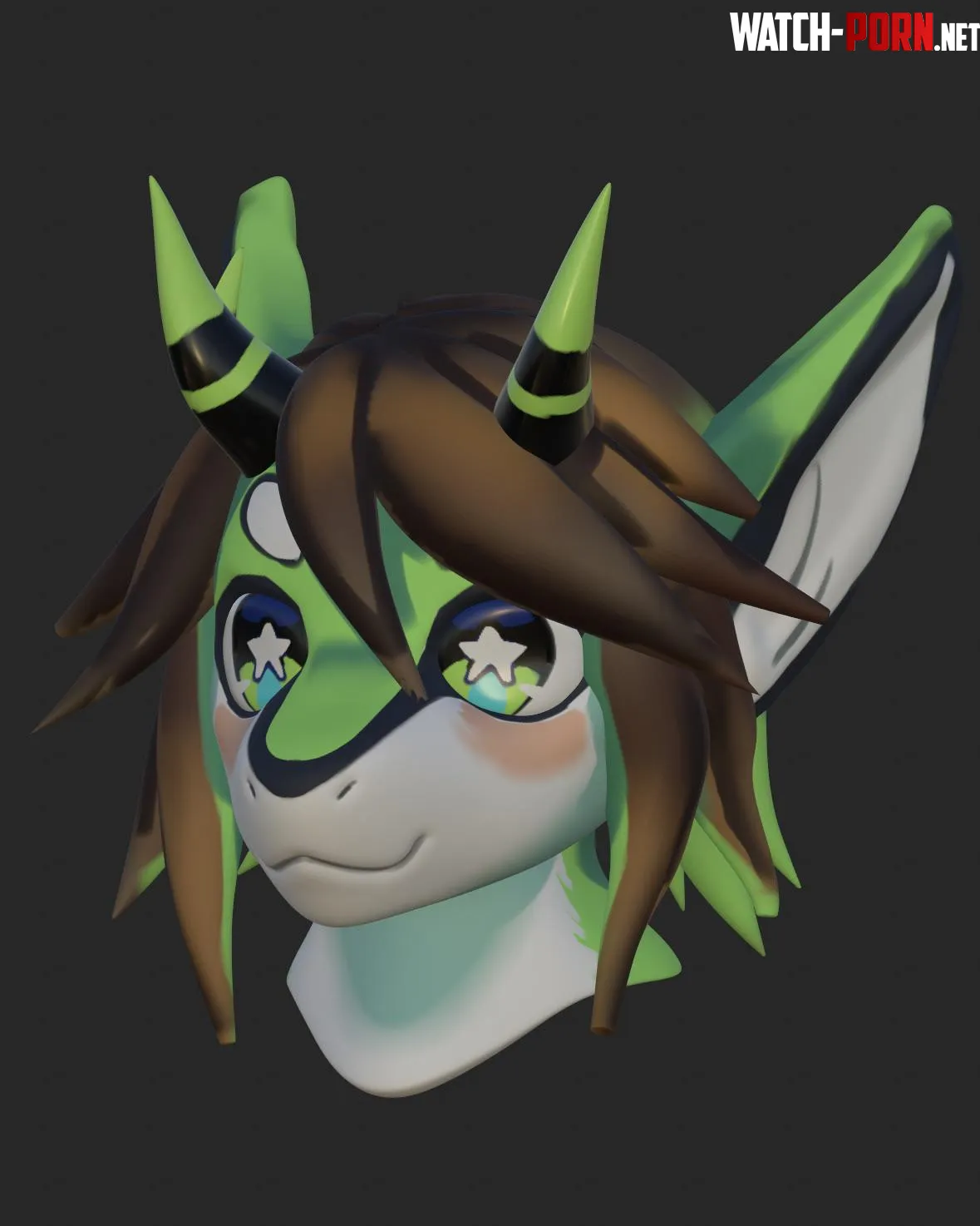 Tried a kemono styled model by rtn2render