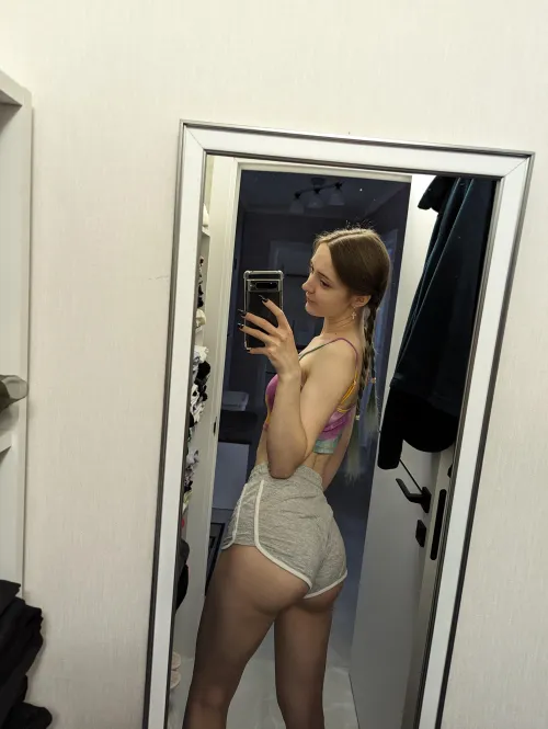 Thumbnail HoHoHo and No Panties Under the Shorts Merry Naughty Christmas by Andever1a | MirrorSelfie