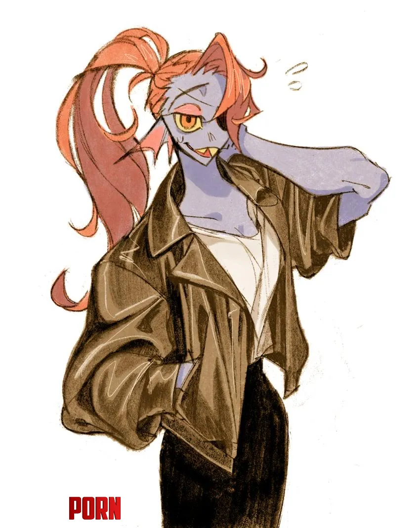 Undyne taku by Familiar_Egg_4355