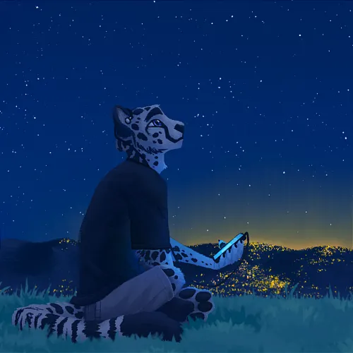 Thumbnail Illuminated Nights: A Furry Art Journey | Author: notg_arts | Furry Category