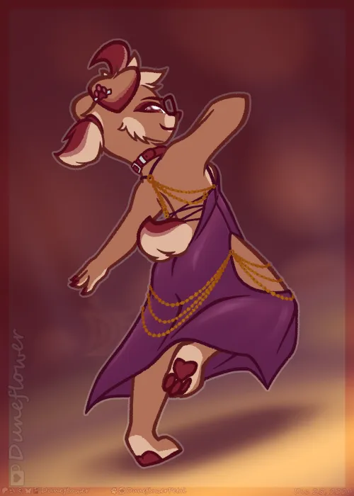 Thumbnail Furry Fashion Alert: Koffee Dress Commission Revealed by DuneflowerPetal