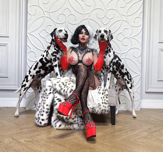 Thumbnail Cruella de Vil Aleksa Vamp One Hundred and One Dalmatians: Unveiling Rule34 Creations by Vampandbeauty