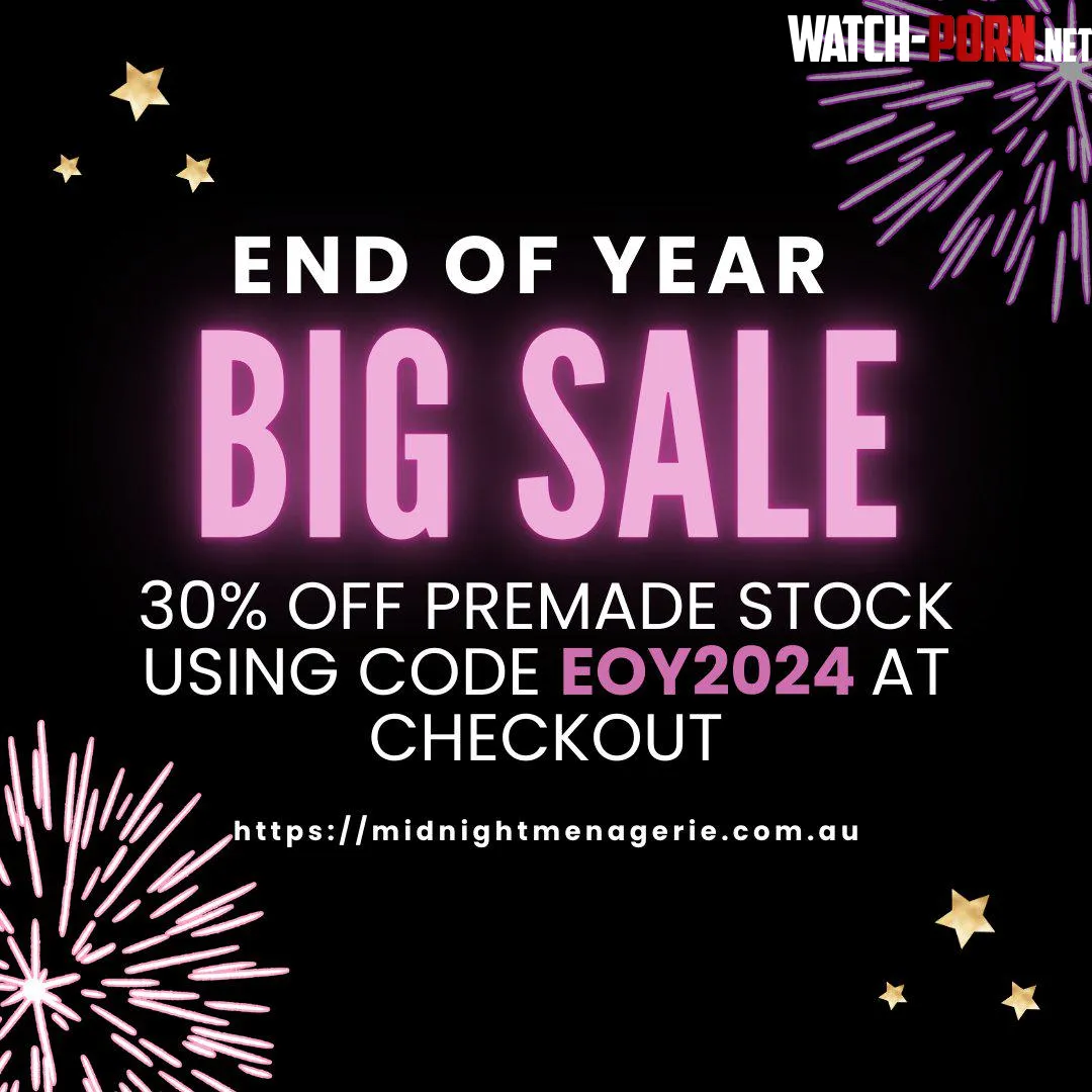 End of year sale 30 off all premade stock with code EOY2024 at checkout  by MenagerieToys