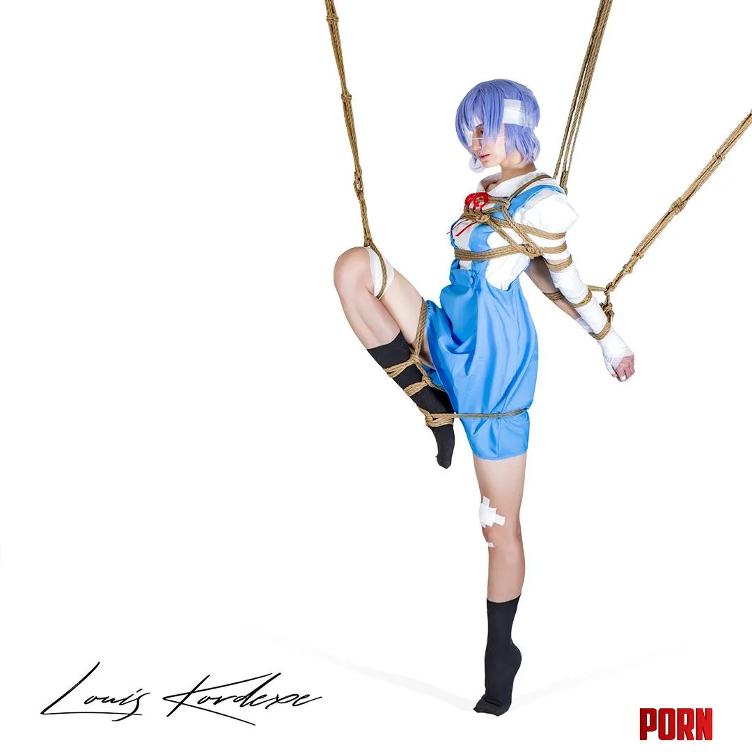 Ayanami Rei Shibari by Louis_Kordexe