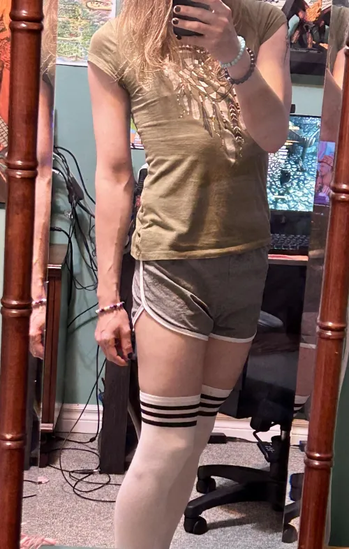 Thumbnail New Look with Shorts from Elegant_Ad8619 in femboy Category