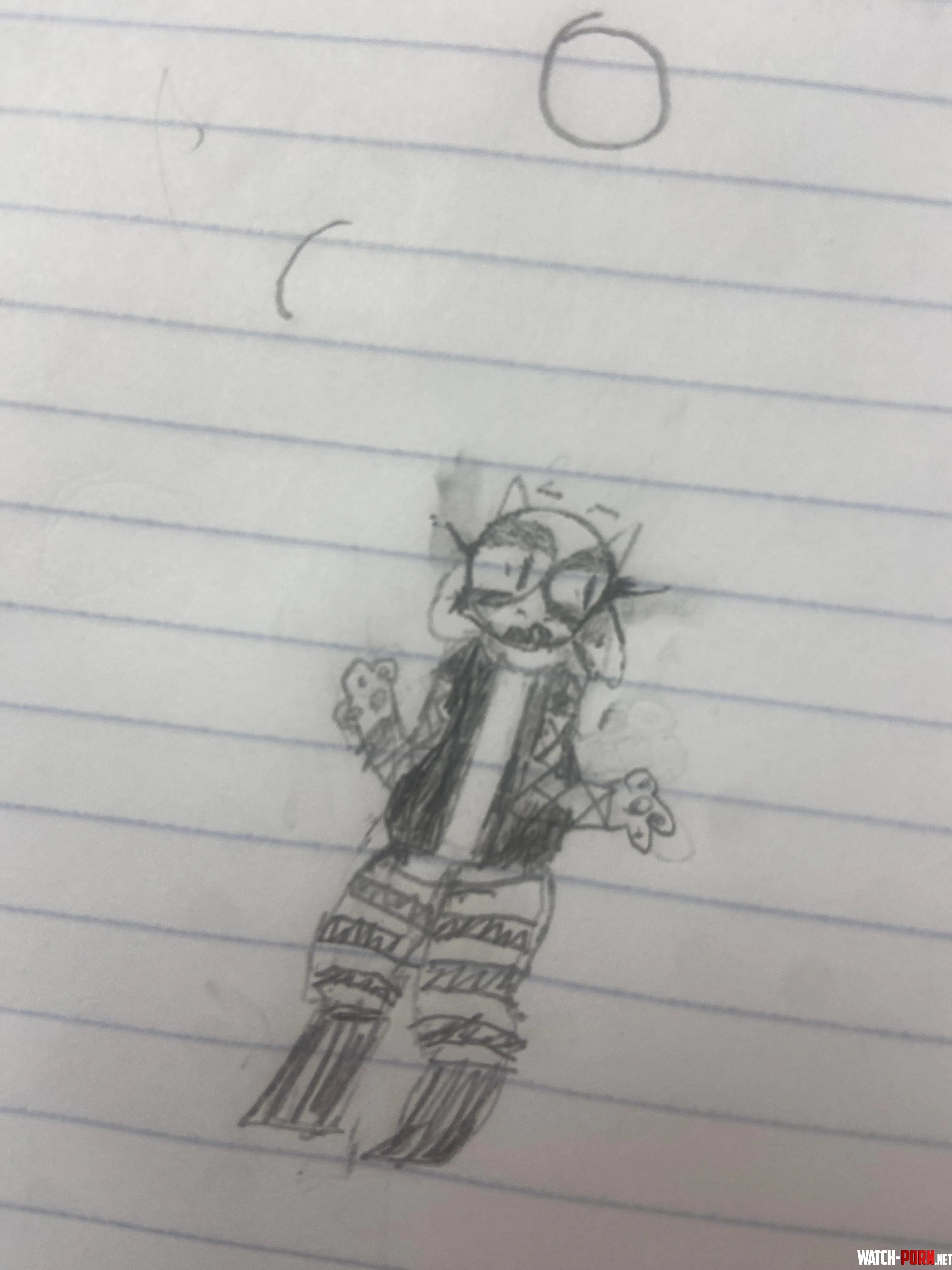 Crappy pencil art oc by fishy-boe