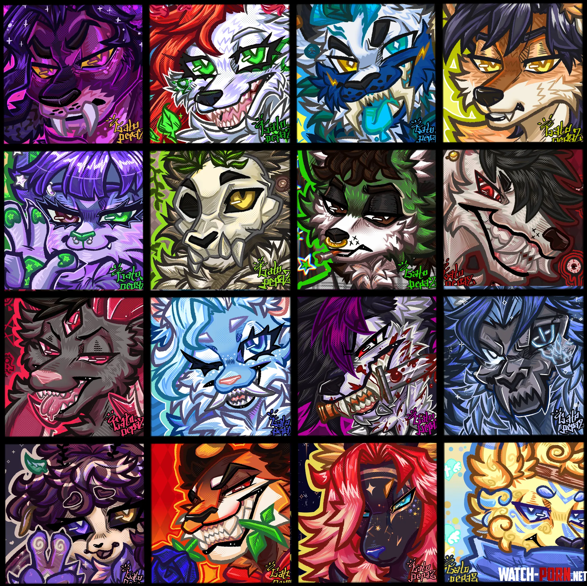 ICONS  20 Art by me by GatoPepaz