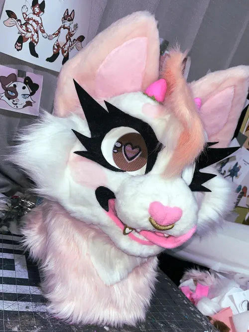 Thumbnail AngelCake Fursuit 3: A Display by Neapawlitan in the Furry Category