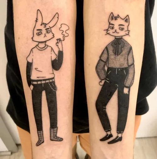 Thumbnail Lauraarroz Showcases Tattoo Work in Heartfelt 'Just Wanna Share My Tattoo Work Here' - Furry