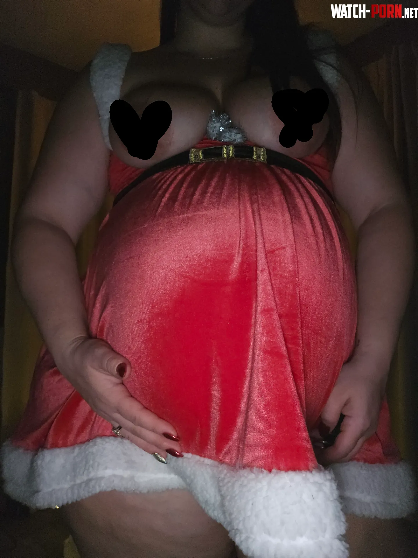 Dressed this bump up for Christmas   by farmfreshbabe