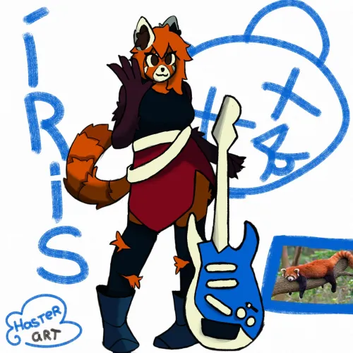 Thumbnail Red Panda Art by Haster_art: Impressive Furry Illustration