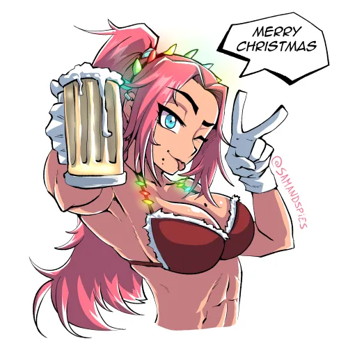 Thumbnail Merry Christmas SamAndSpies OC by SamAndSpies