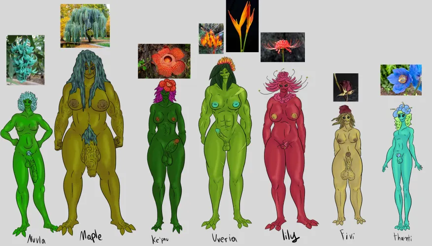 Thumbnail Futa Florans, Milf, and Femboy: An Anatomy Study Revealed by felianen