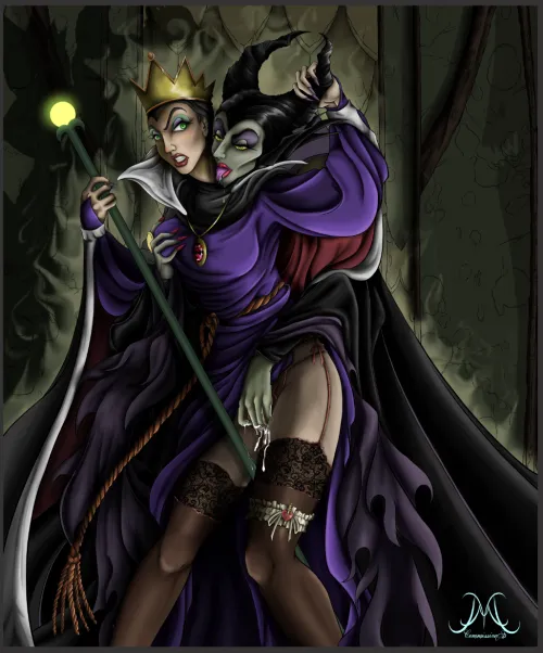 Thumbnail Maleficent and Evil Queen MM Commissions by Billy3414 in disneyporn