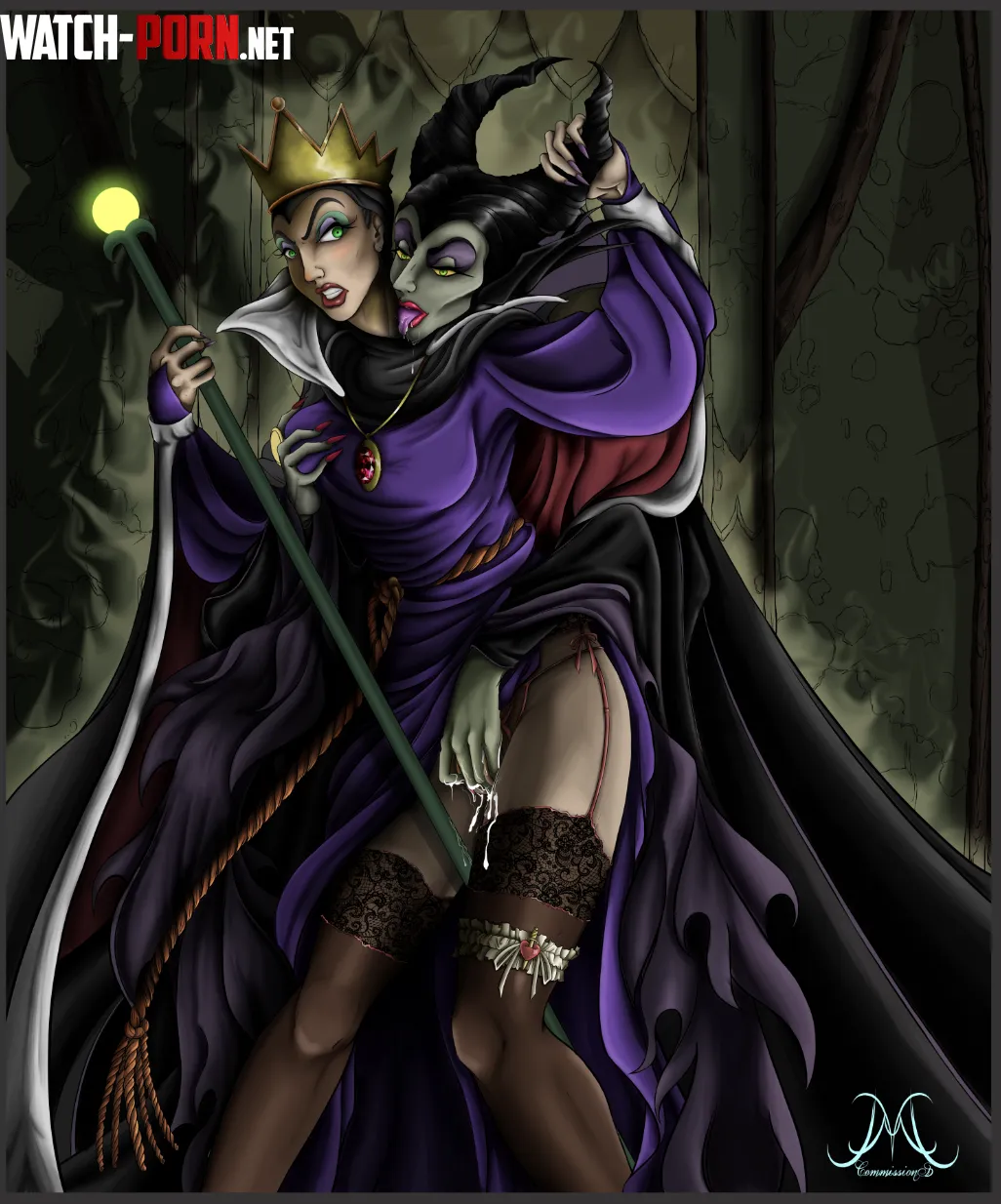 Maleficent and the Evil Queen MM Commissions by Billy3414