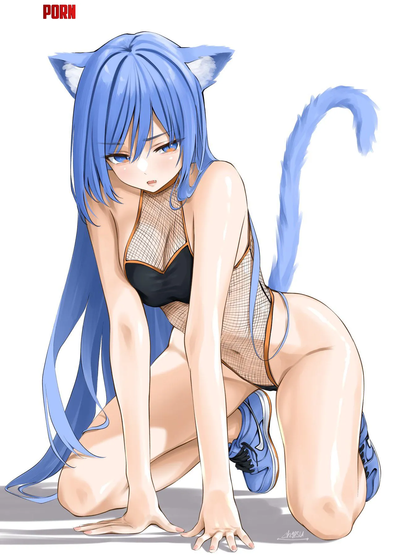 Cat girl OC by Silent_Steak_9540