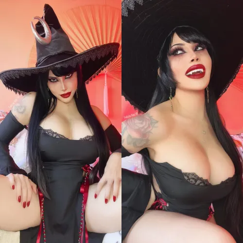 Thumbnail Unveiling Blood Witch OC by Felicia Vox - bigtiddygothgf