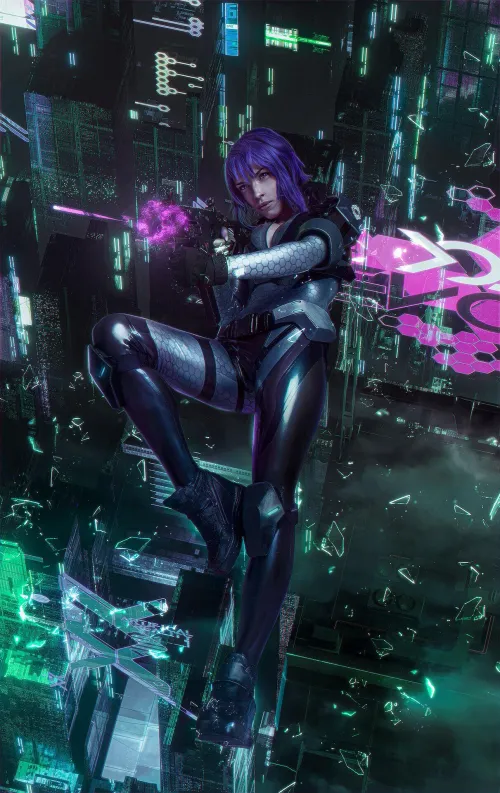 Thumbnail Immerse in Motoko Kusanagi: Sensual Cosplay Delights by iam_ocotkuro