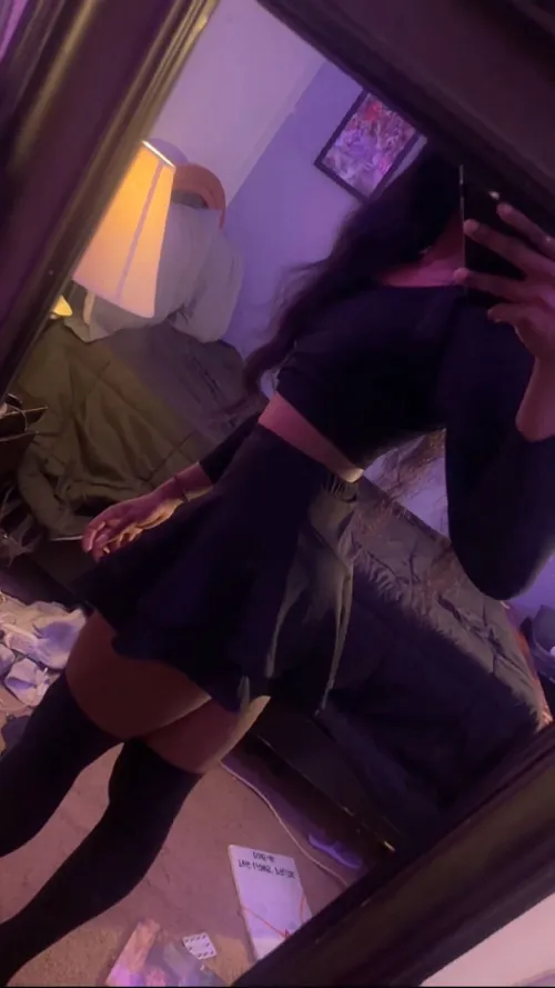 Thumbnail Fashion Forward: Rocking a Crop Top & Skirt Combo - PartTimeFemboy22 | Category: Femboy