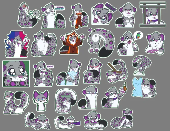 Thumbnail RBmasters99 Crafts Stickers for Their Furry Fursona - A Must-See!