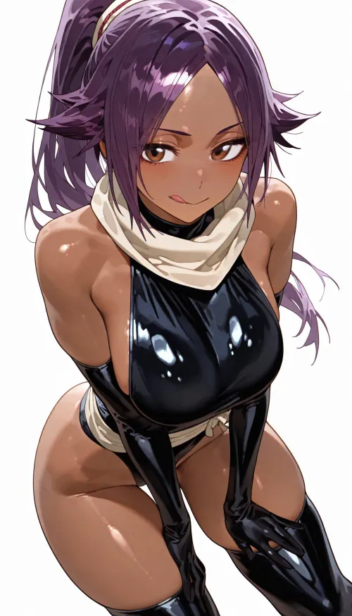 Thumbnail Exploring Yoruichi Shihoin from Bleach by Author CheetahSperm18 in animebodysuits Category