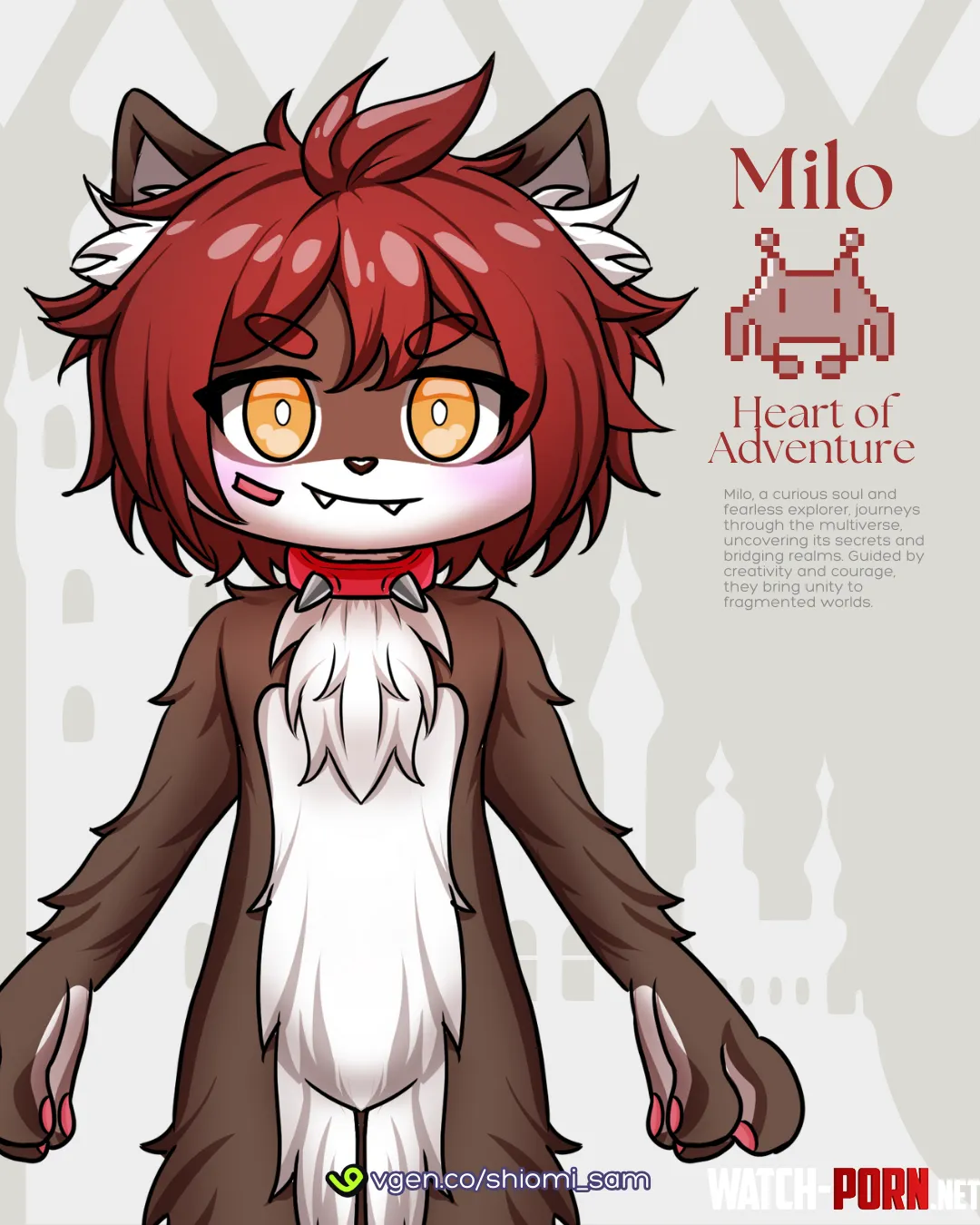 Milo the skrunkly 0w0 OC and art by me by Pasifika__