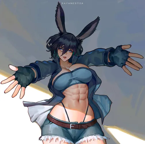 Thumbnail Sayanestia Fantasy Hug: Throwawheylmao's Final Fantasy 14 Creation | fitdrawngirls