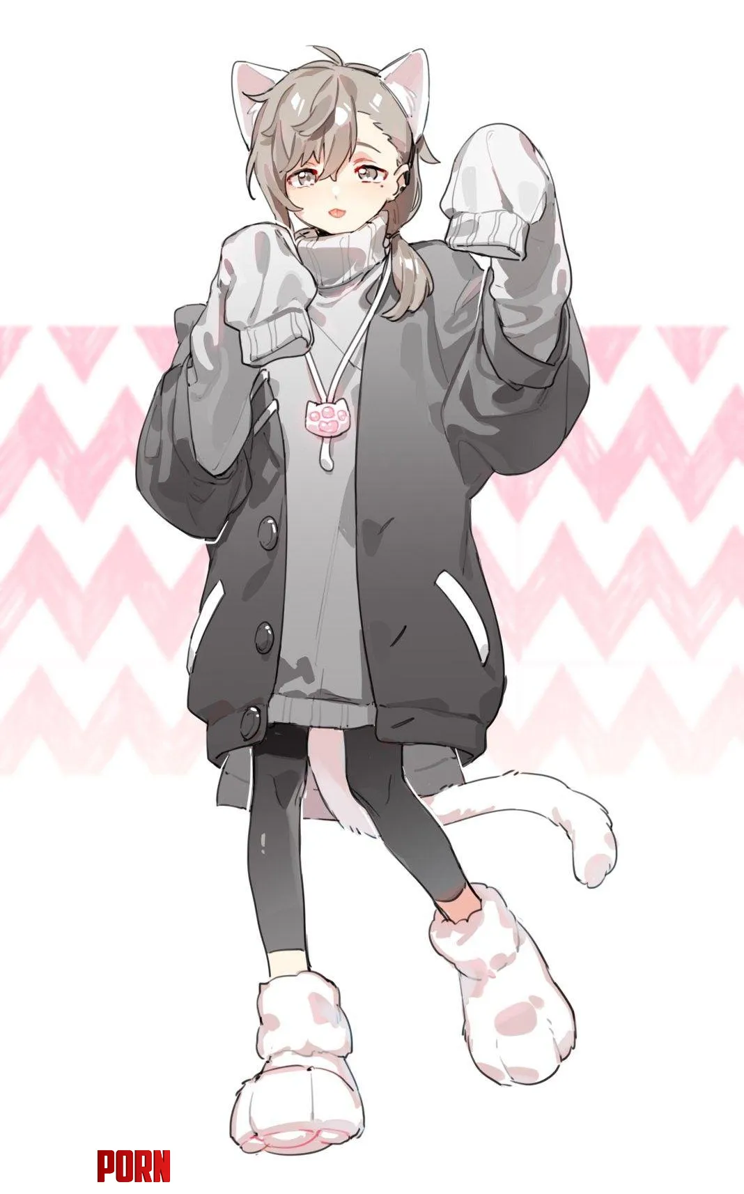 kawaii cat boy  by its_yocchi