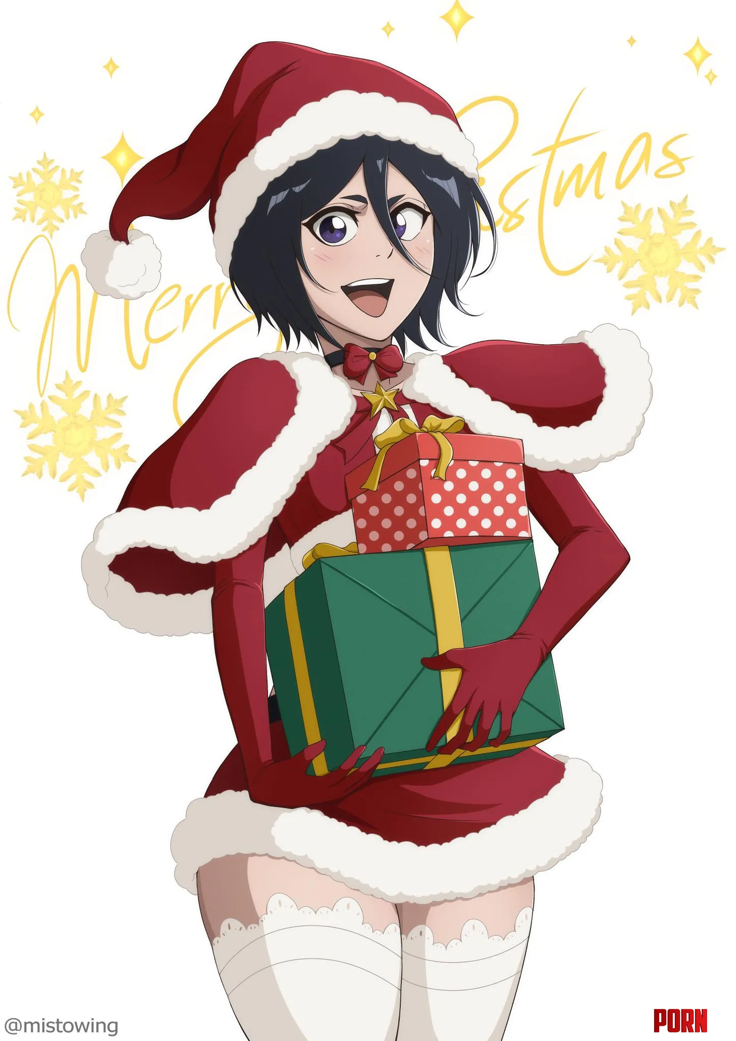 Christmas Rukia Mistowing by Mysterious-Craft-476