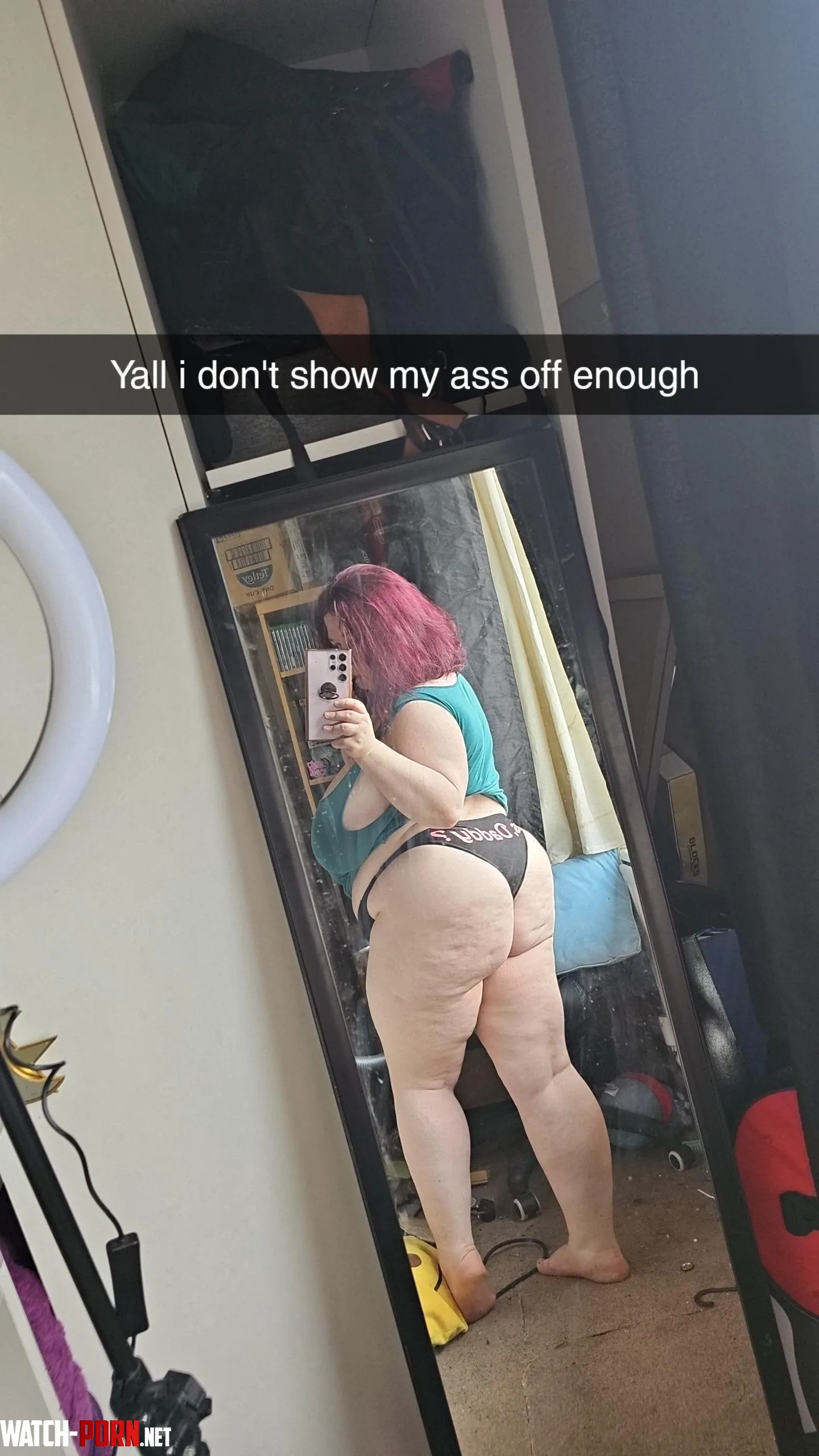 My new years resolution is too show my butt more  by Hollow_Insanity