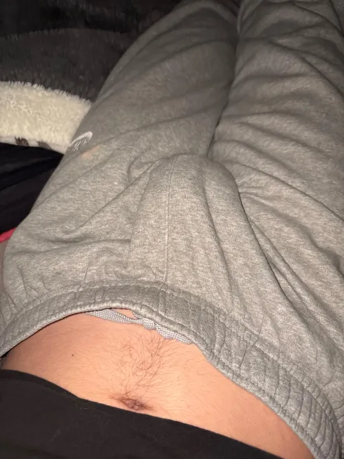 Thumbnail Grey Sweatpants Season: Small Bulge Edition | By Think_Simple_2348