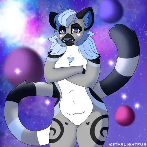 Thumbnail Starlightfursuits' Lovely Starlight Drawing | Furry Category Delight