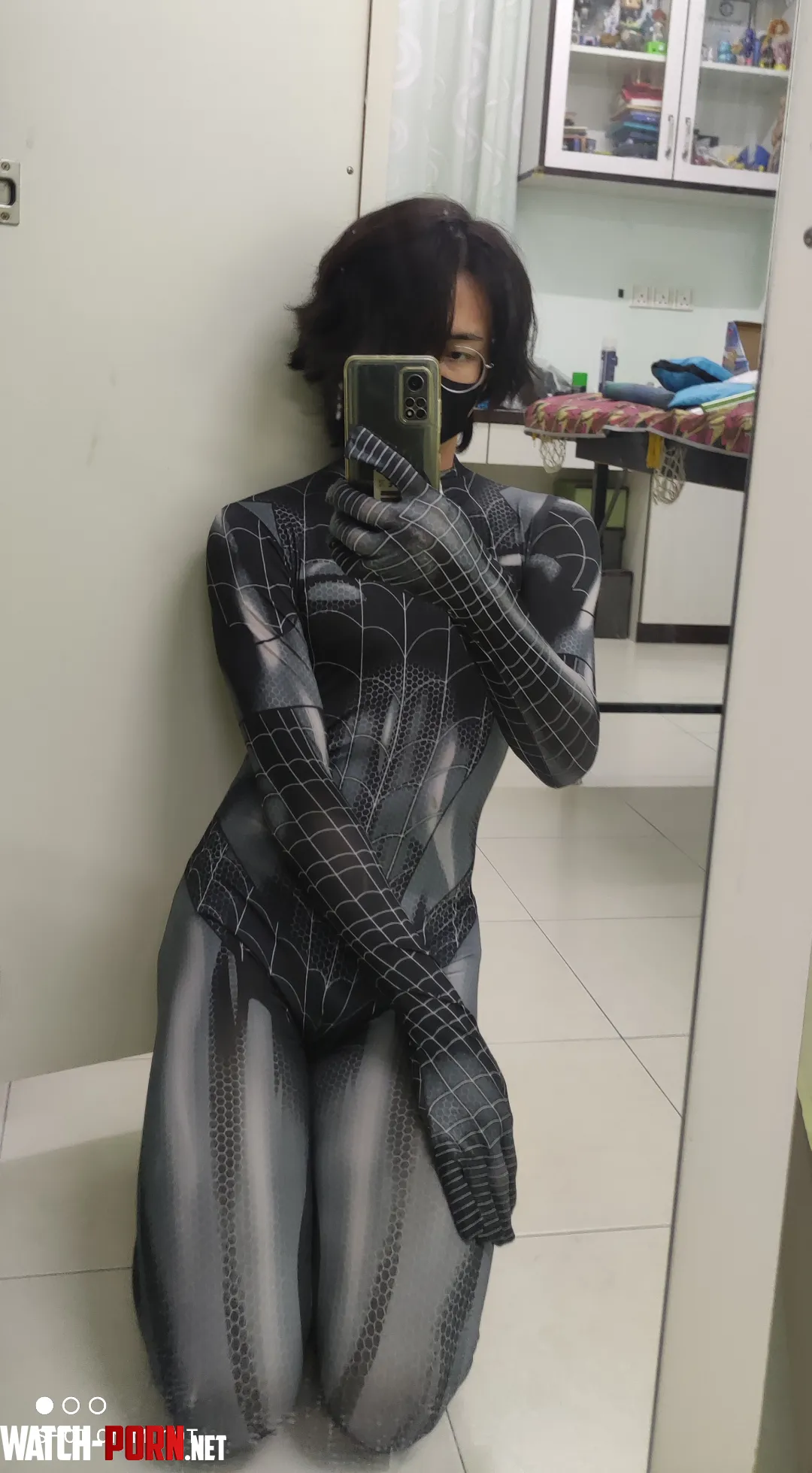 Felt like being Spidey today 3 by femboycuber