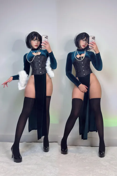 Thumbnail Fubuki from One Punch Man: a cosplay masterpiece by strawbunnix