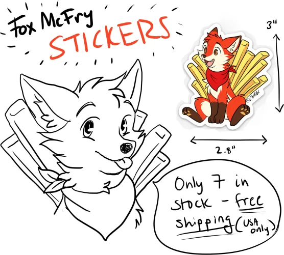 Thumbnail Sticker Sale by Glittering-Amount-68 in Furry World