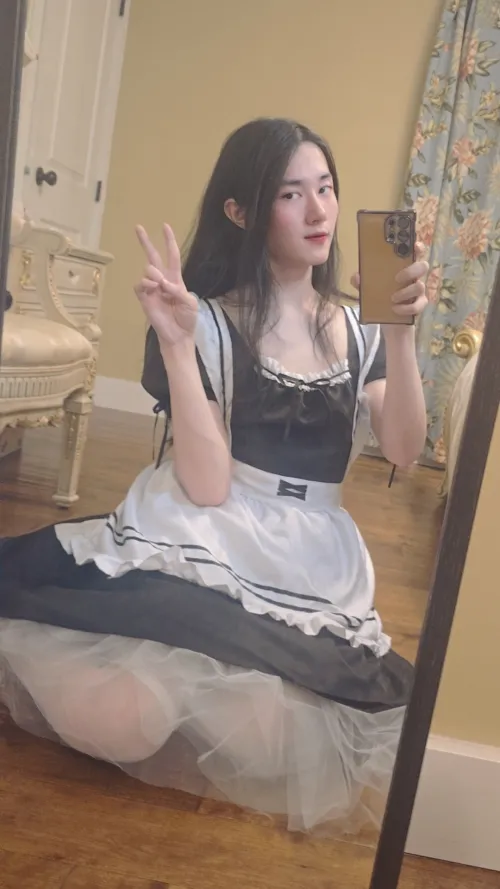 Thumbnail Femboy Maid Antics - MasoKittyOwO's Playful Side