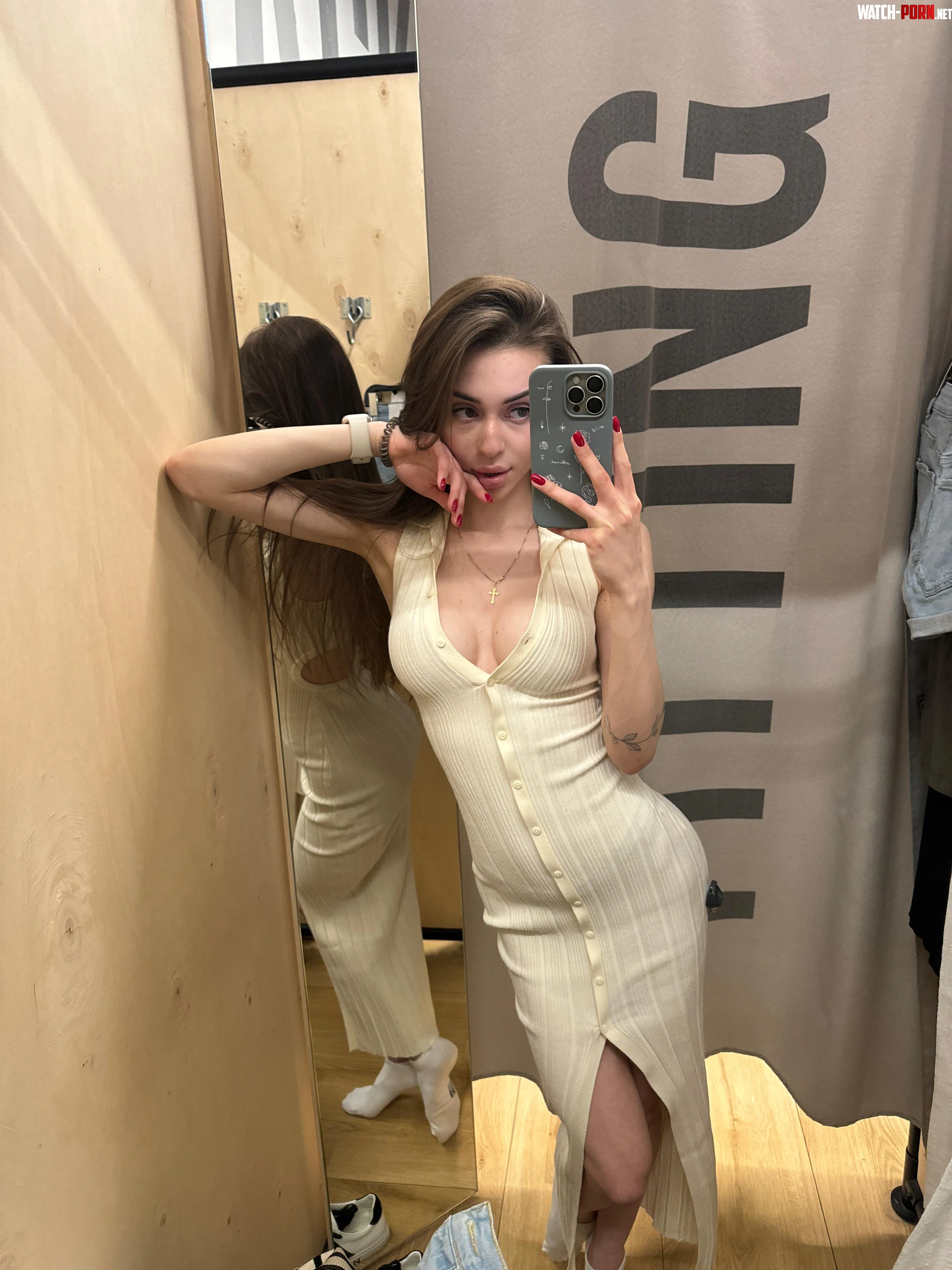 in dressing room do you like this dress  by Neiziesa1