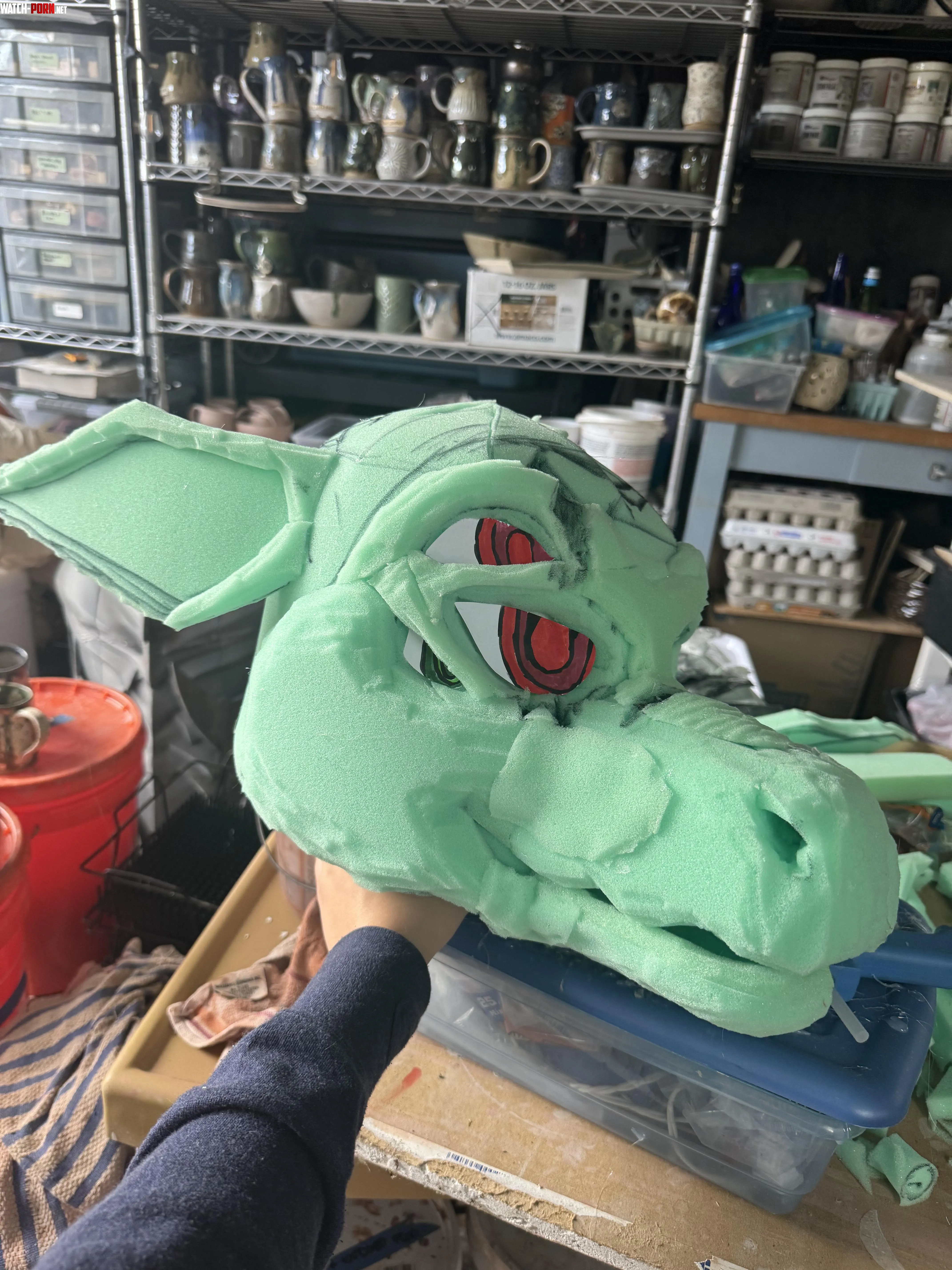 WIP of my first fursuit by Spare_Election7681