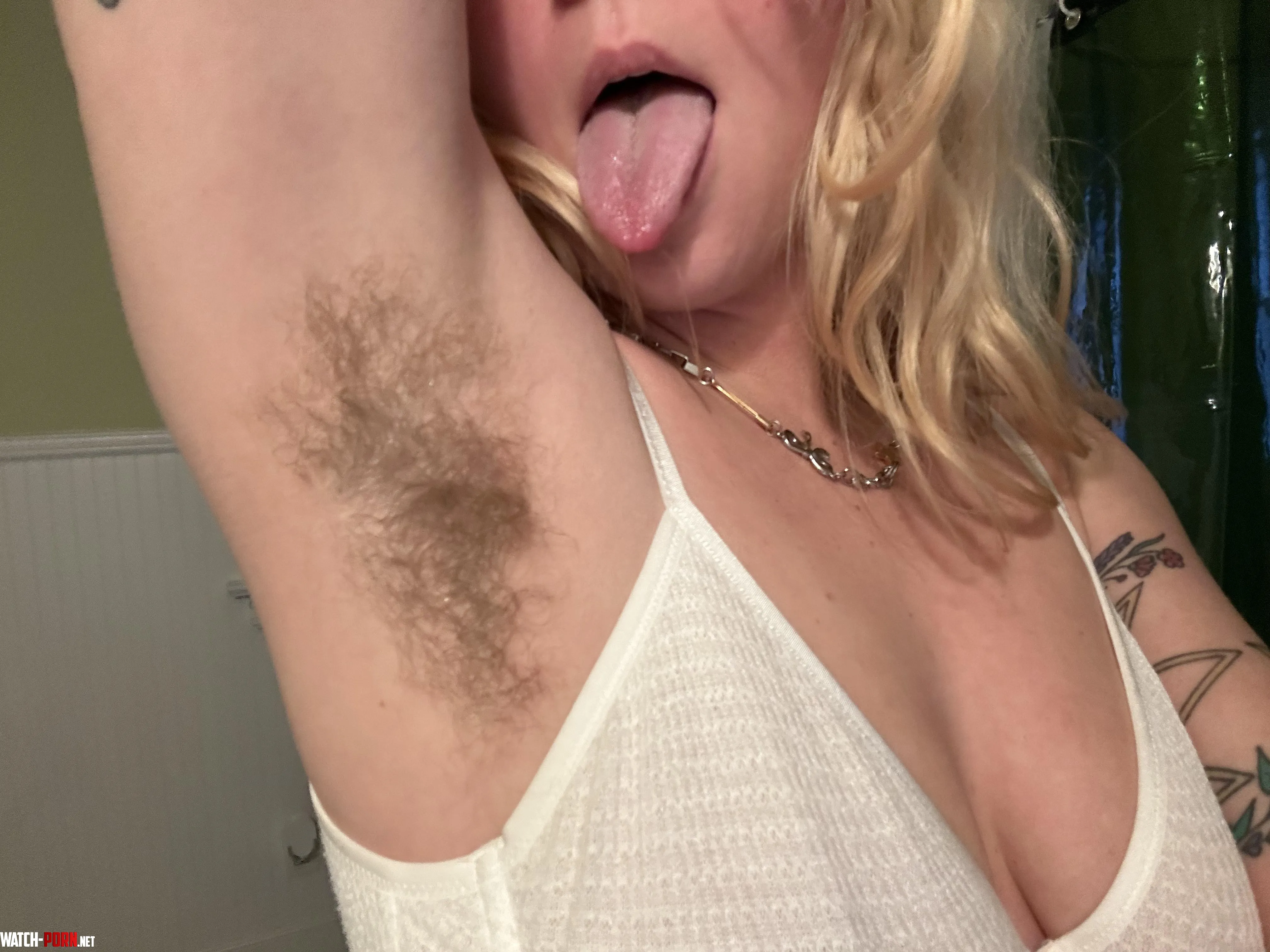 My dirty little secret is growing out my bushy armpit hair for your enjoyment I love hearing what you want to do to it or what you think it smells or tastes like  by 1800-that-bitch