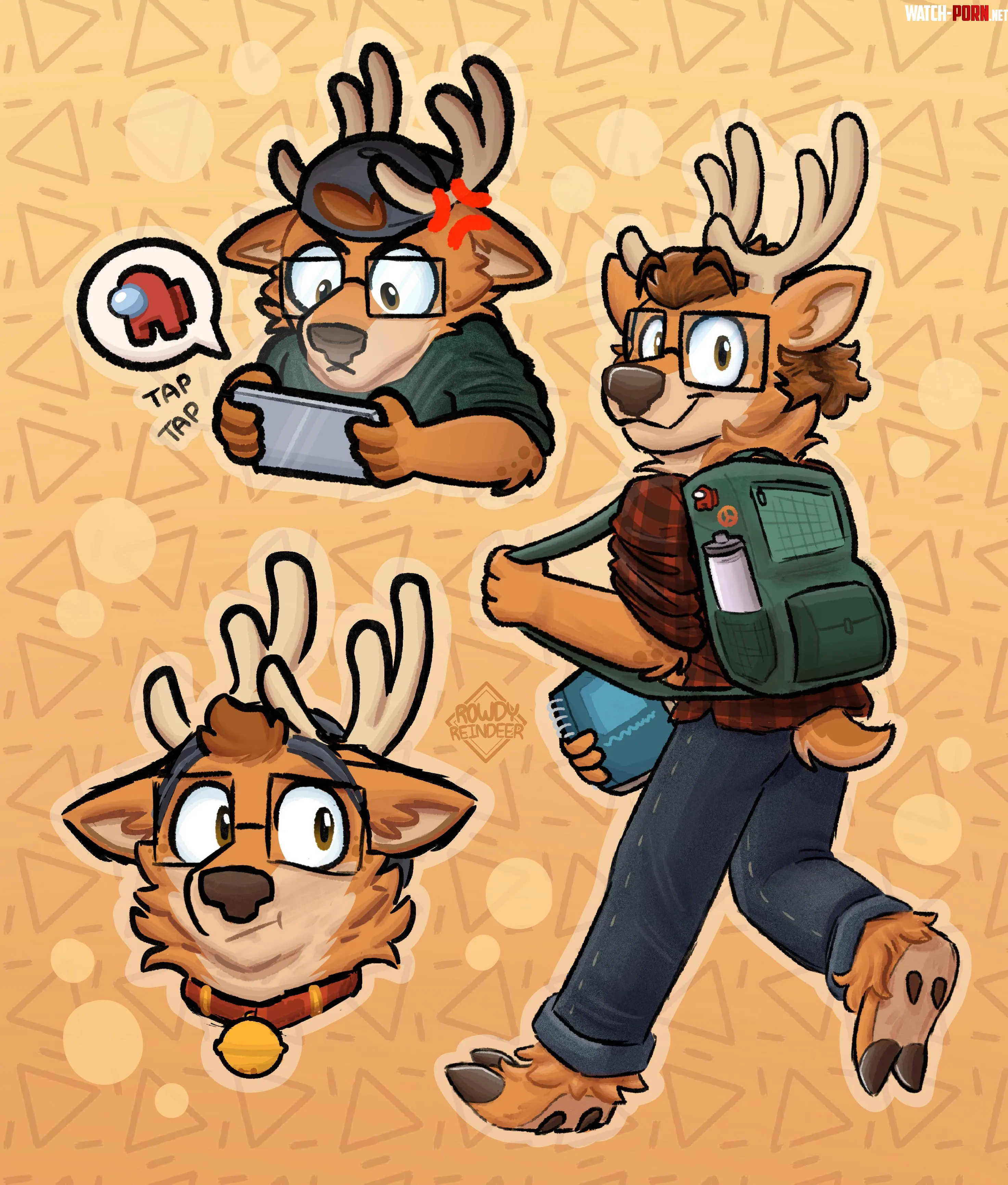 The Rowdiest Reindeer Returns  Art by me by MaddyReindeer