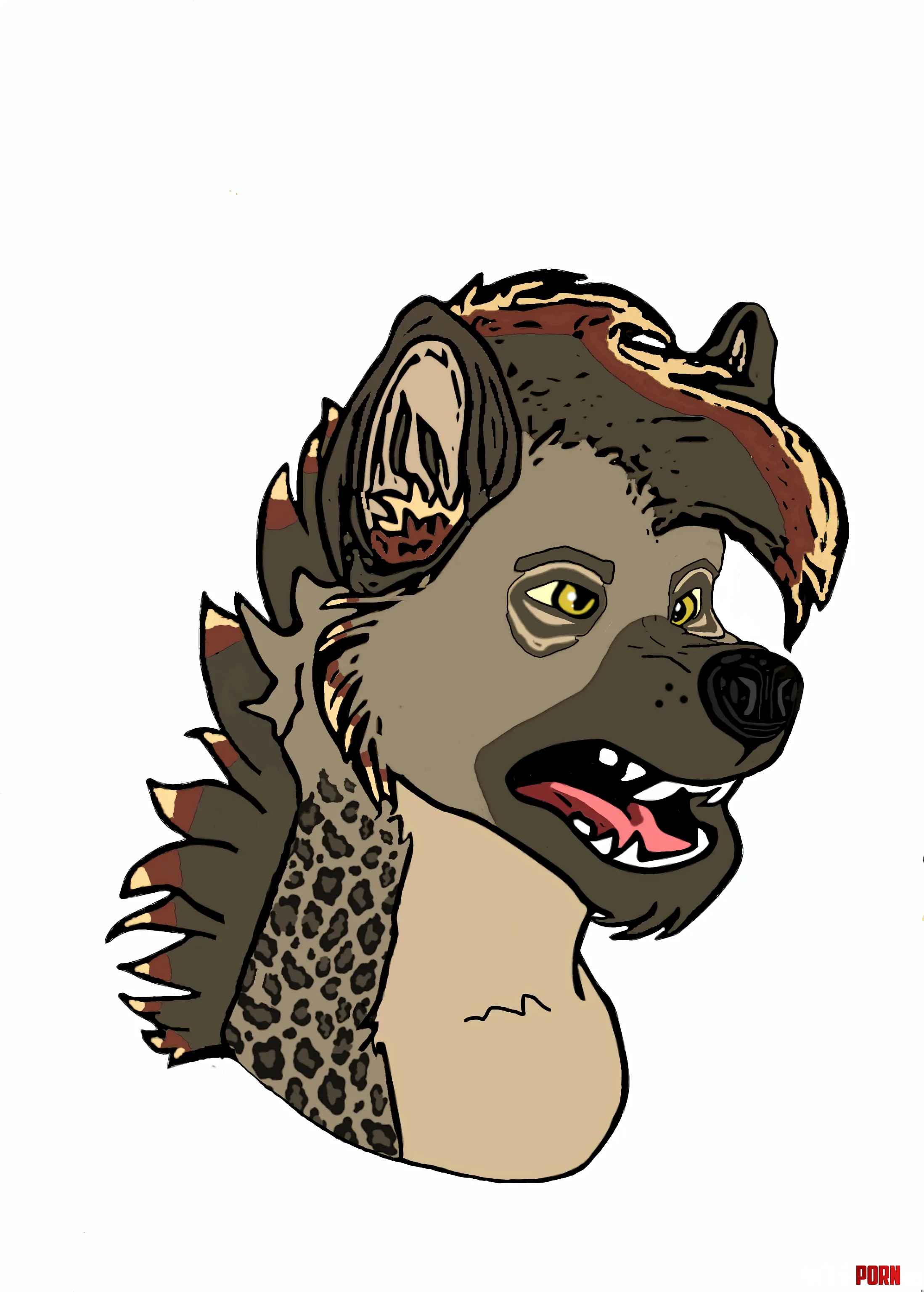 Just drew my first yeen fursona headshot 3 by TesticularCarnage